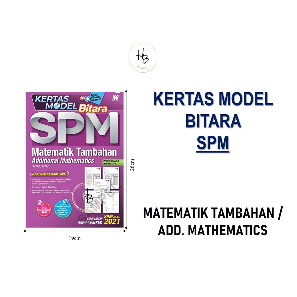 Kertas Model Bitara Spm Format Terkini Mulai 2022 Sasbadi Shopee Malaysia 