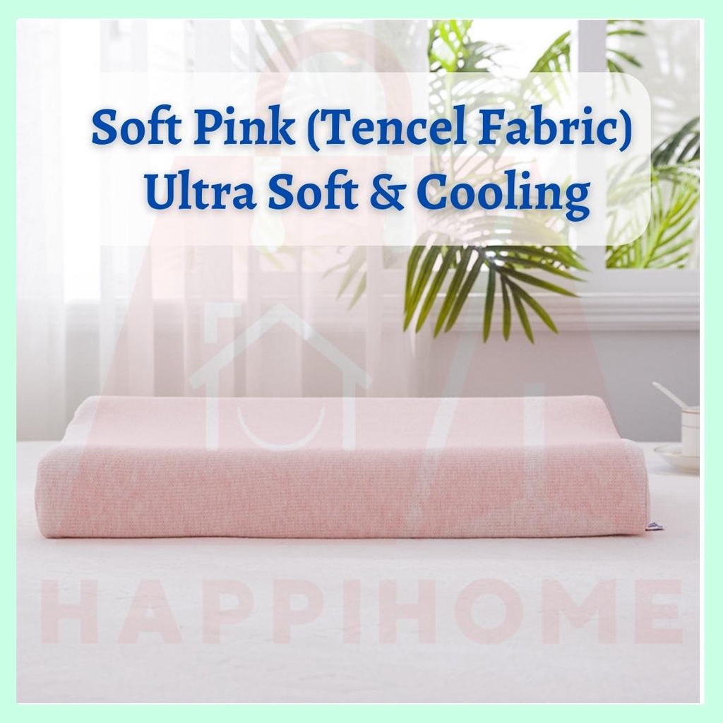 Cotton Contour Memory Foam Pillow Case Latex Pillow Cover Zipper Single