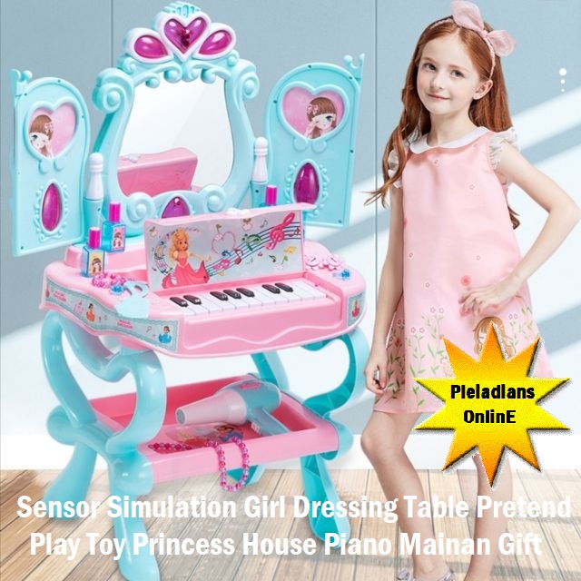 HOMIEE Sensor Simulation Girl Dressing Table Pretend Play Toy Princess ...