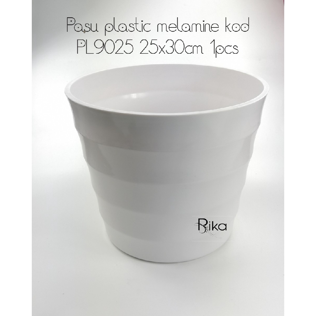 Pasu plastic melamine besar kod PL9025 25x30cm 1pcs | Shopee Malaysia
