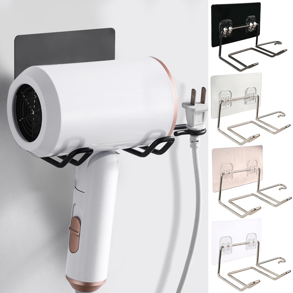 Wall Mounted Hair Straightener Dryer Holders/Stainless Steel Punch Free ...