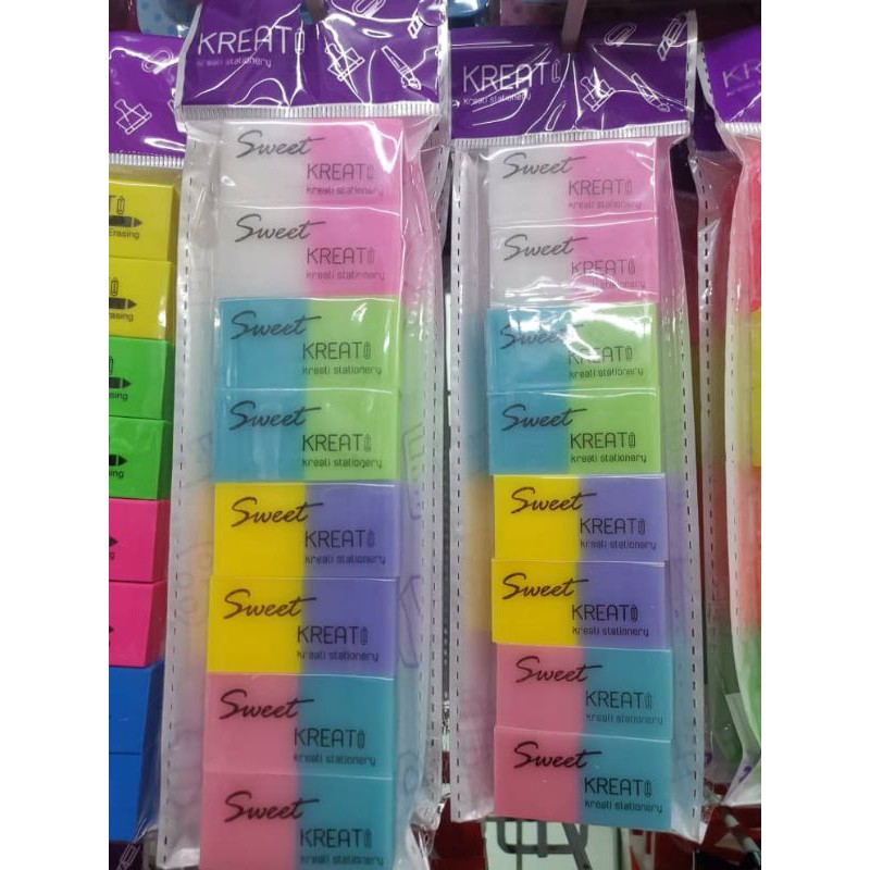 colour eraser (1pax8pcs) | Shopee Malaysia