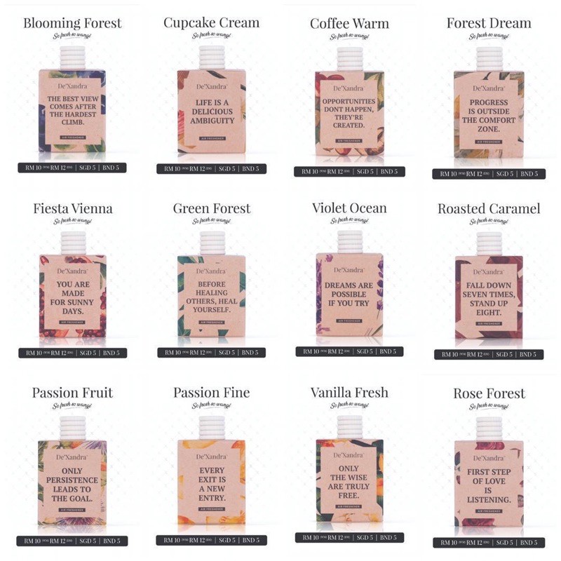 [ORIGINAL] Air Freshener De’Xandra Shopee Malaysia