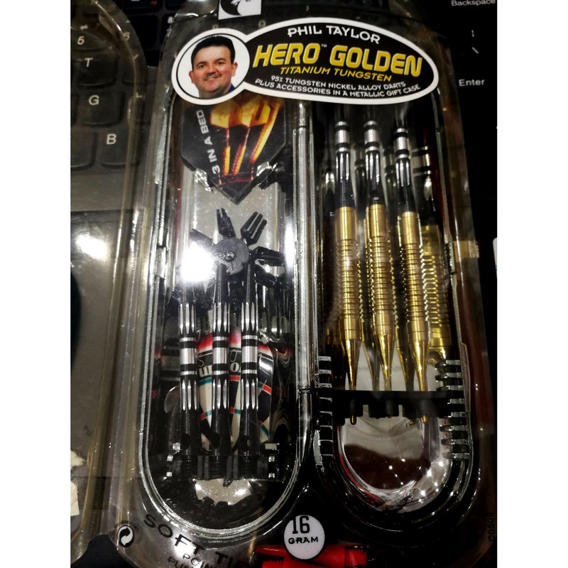大勧め UNICORN SOFT TIP DART - PHIL TAYLOR - HERO GOLDEN TITANIUM ダーツ