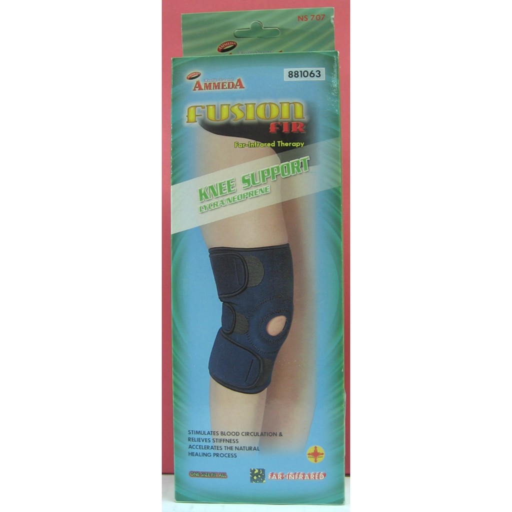 AMMEDA FUSION FIR FAR-INFRARED THERAPY KNEE SUPPORT (NS-707)