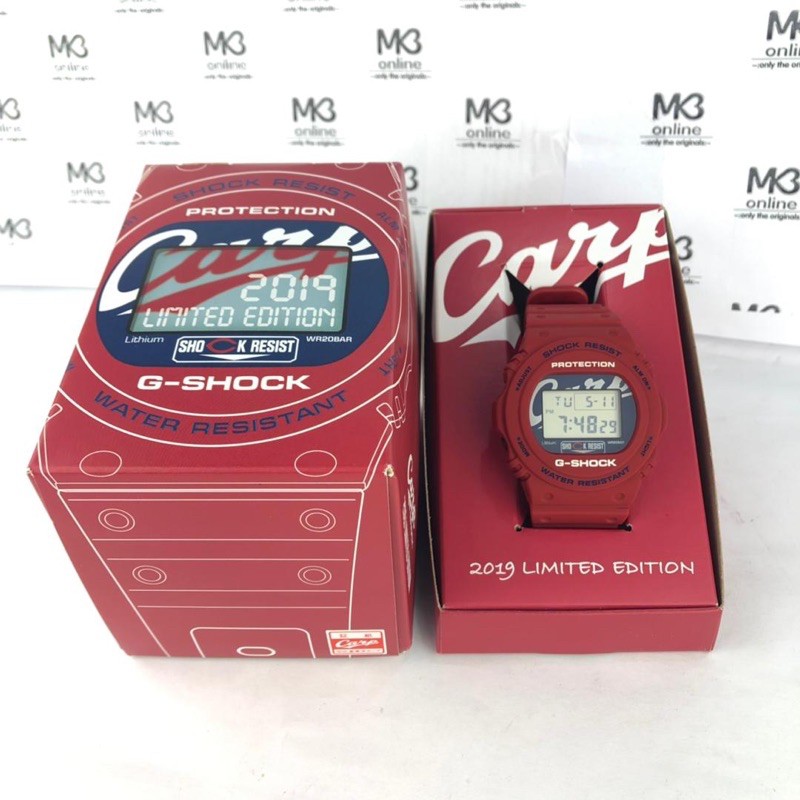 Casio G-Shock X Hiroshima Carp 2019 Limited Edition DW-5750CARP