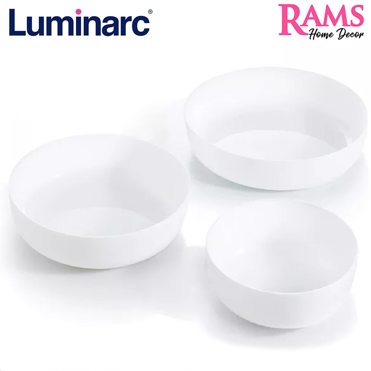 Luminarc 3 Pcs Smart Cuisine Round Bakeware Set / Serveware Set