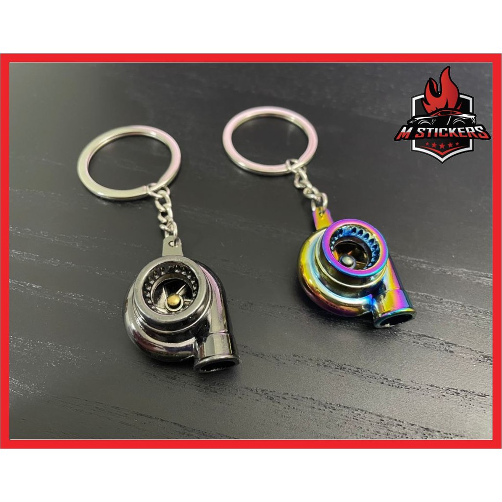 [READY STOCK] Mini High-grade Turbo Keychain Auto Part Model Turbine ...