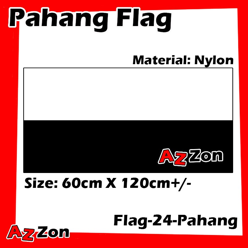 Pahang Flag / Bendera / Negeri Bendera / State Flag / Jalur Gemilang ...