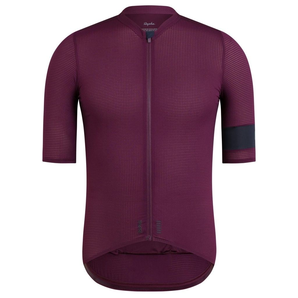 RAPHA MEN'S PRO TEAM FLYWEIGHT JERSEY PLUM AUTHENTIC Shopee Malaysia