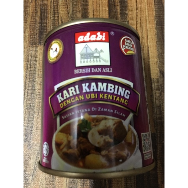 LAMB CURRY ADABI KARI KAMBING DALAM TIN KARI AYAM 280G Shopee Malaysia