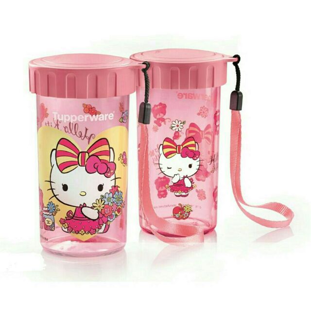 Tupperware Hello Kitty Flask 310ml Set | Shopee Malaysia