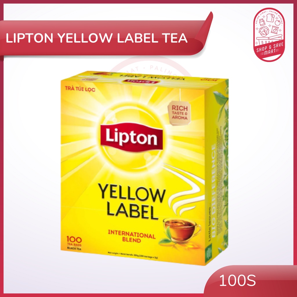 Lipton Yellow Label Tea Bag (2g x 100s) - 200g | Lipton Yellow Label ...