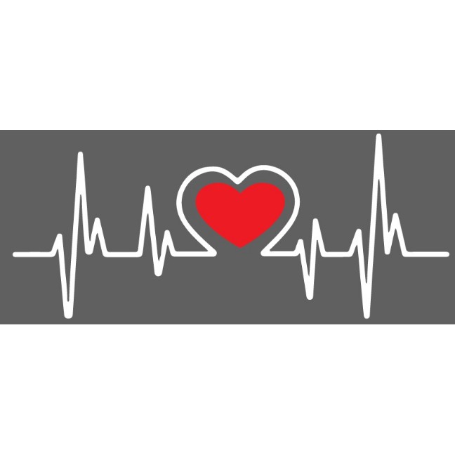 heart beat' Sticker | Spreadshirt