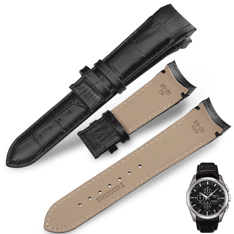 Curved end watch strap on sale 22mm