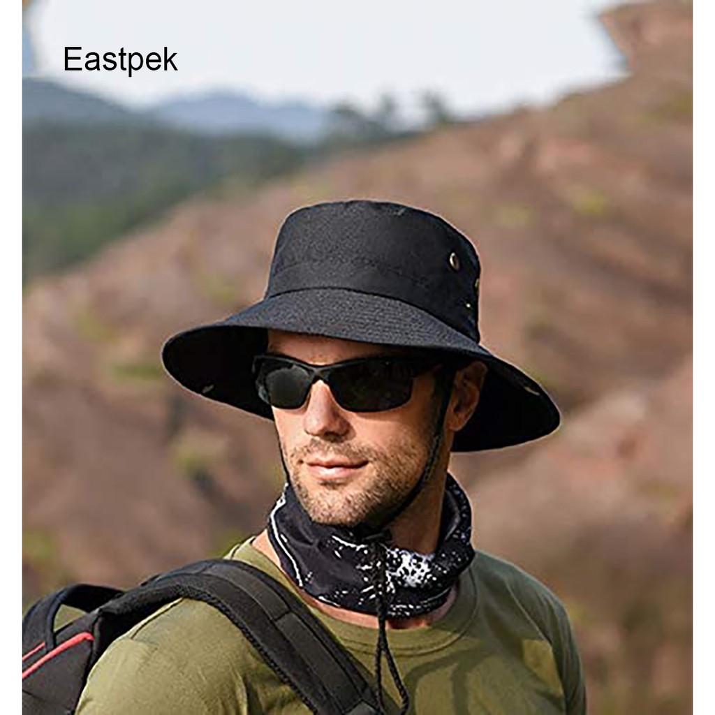 Eastpek UPF50+ Lightweight Sun Hat Women Men Mesh Bucket Hat