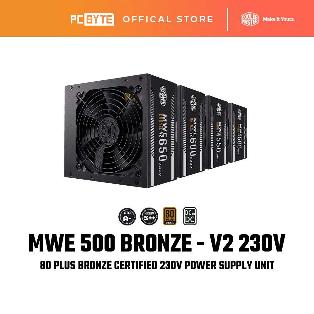 MWE Bronze 650 80 Plus Bronze Certified ATX PSU