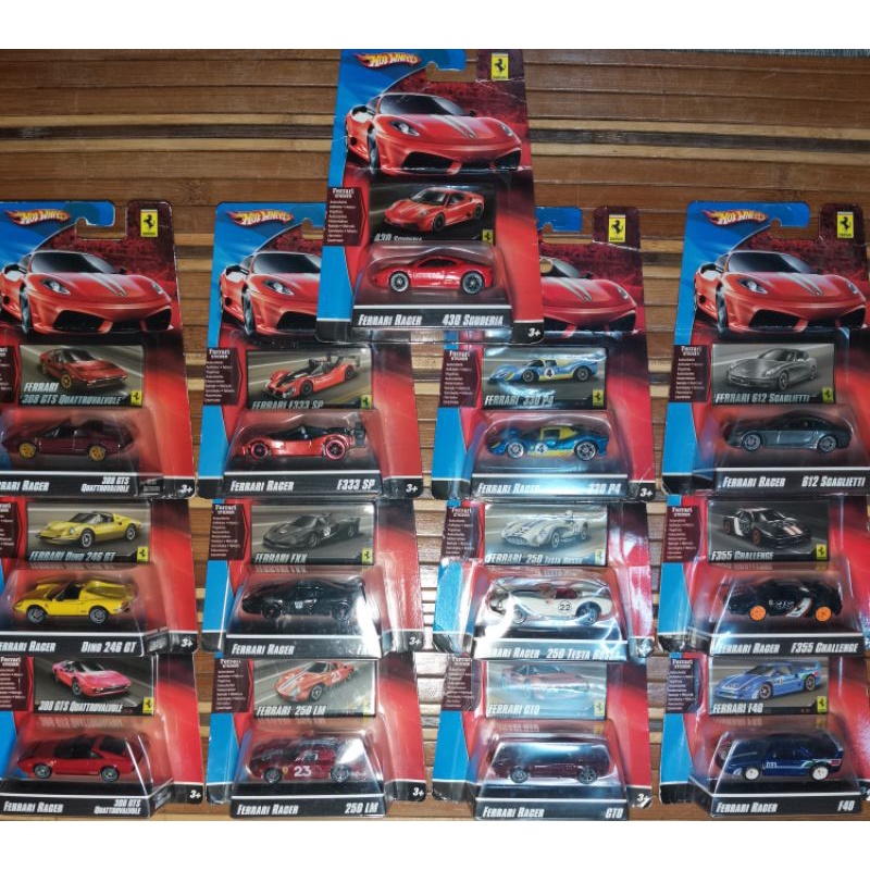 Hot wheels cheap ferrari list