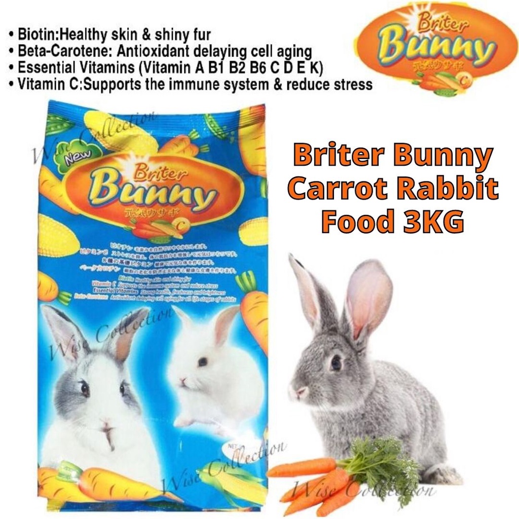 Smart Heart Briter Bunny Carrot Rabbit Food 3kg / Makanan Arnab ...