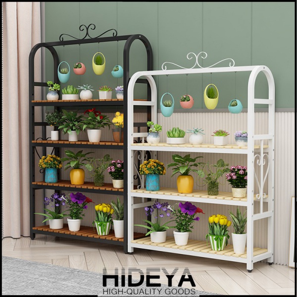 HOT Succulent Flower Stand Indoor Solid Wood Storage Rack Balcony ...