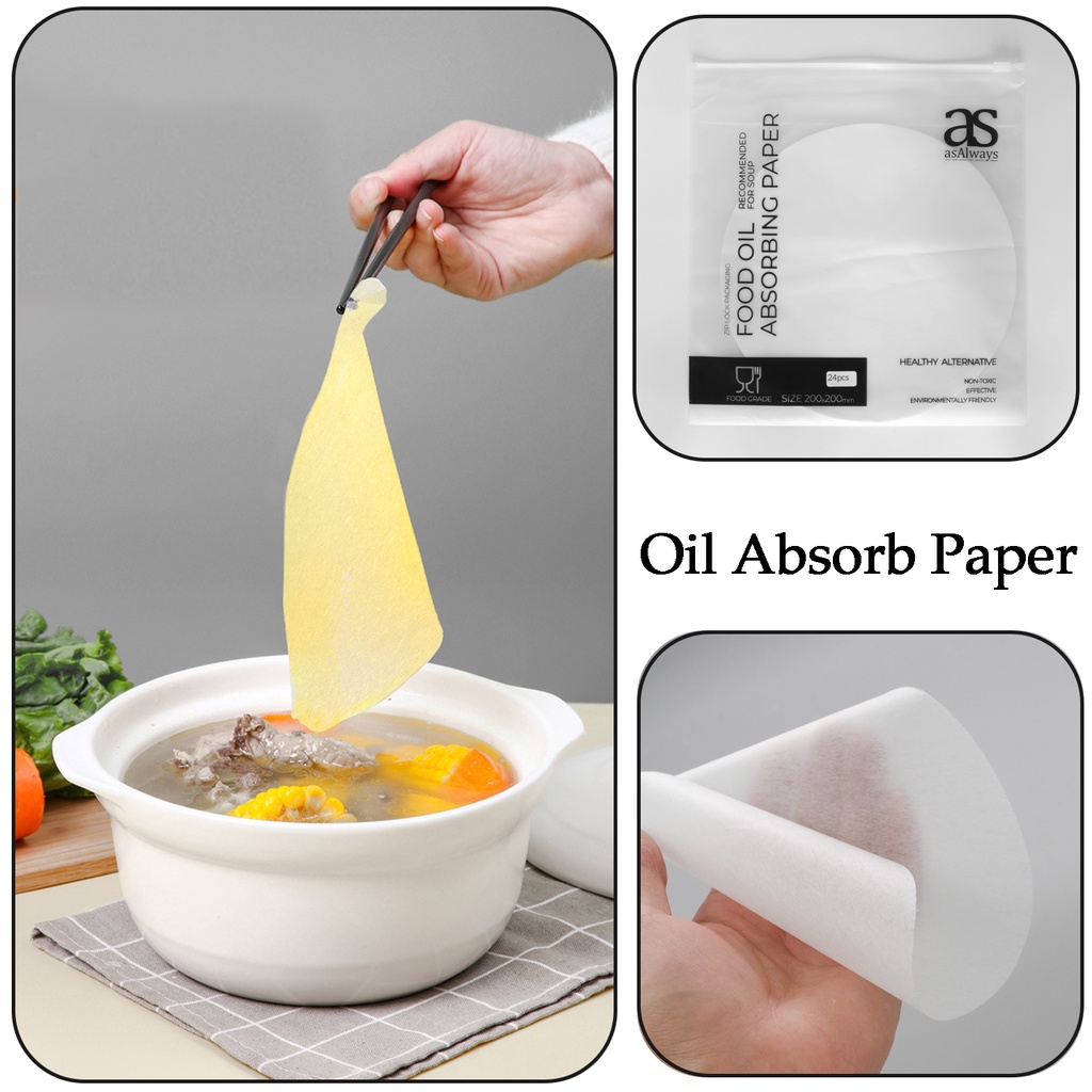 20cm Kitchen Food Oil Absorbing Paper Oil Fried food Oil Absorption
