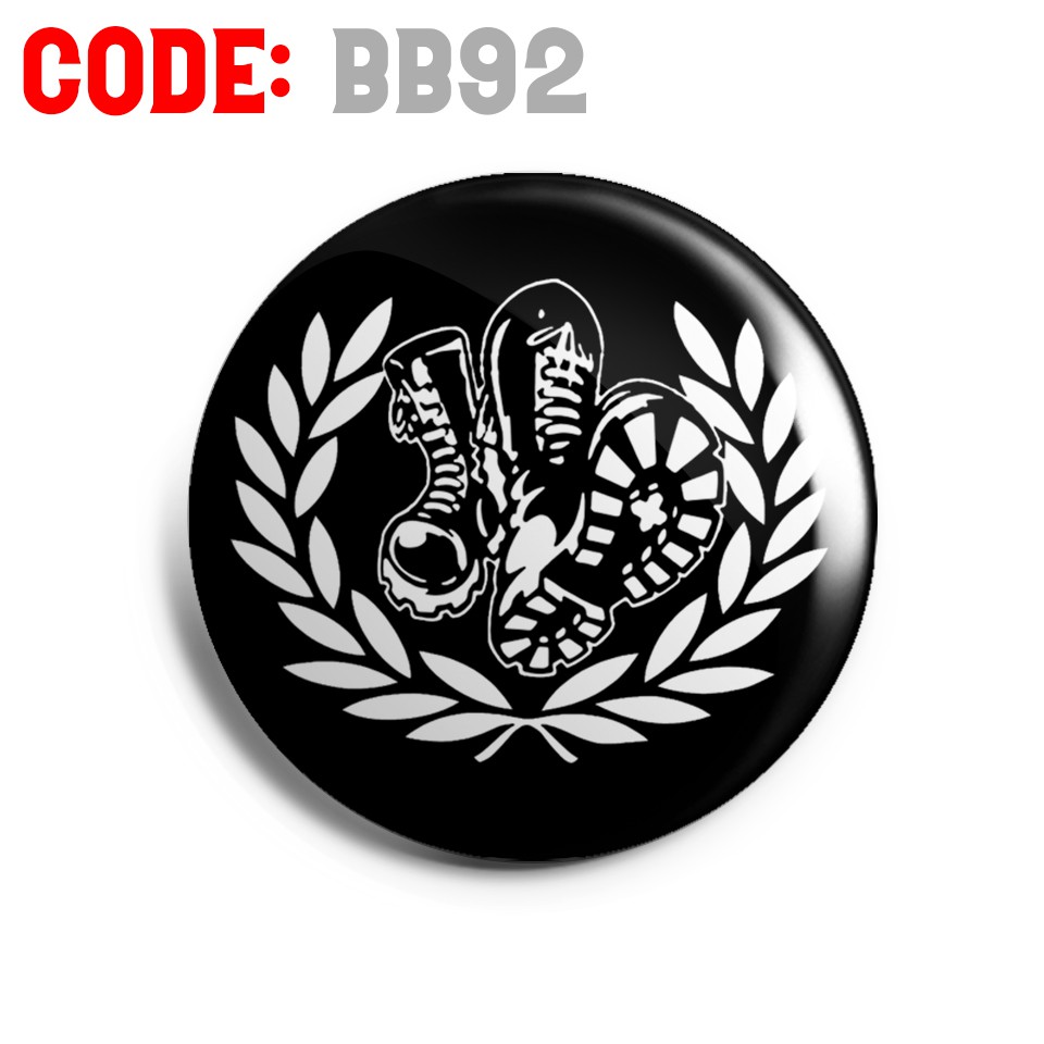 Button Badges 44mm (5) Skinhead | Shopee Malaysia