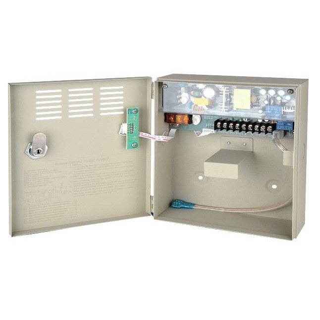 Power Supply Distribution Box, EM Lock, Alarm Back Up Battery Series ...