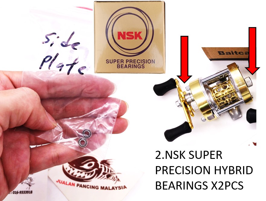 SKYGITZ MING YANG W300L BFS ULTRALIGHT UL BC DRUM BAIT CASTING REEL ...