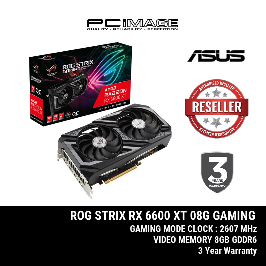 ASUS ROG STRIX RADEON RX 6600 XT OC GAMING 8GB DDR6 | Shopee Malaysia
