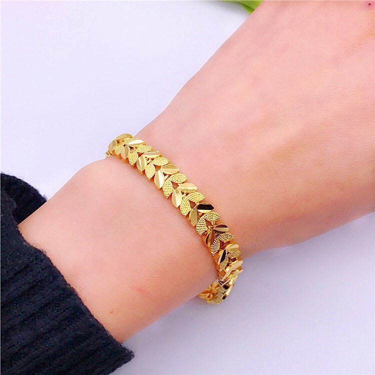 💍Rantai Tangan Sajat Emas 24K Gelang Coco ( 916 Copy 24K Gold Bracelet ...