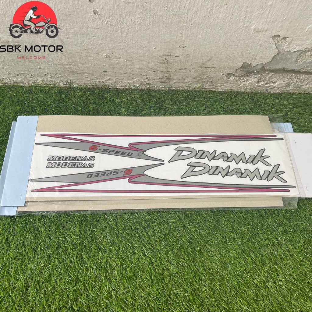 Modenas Dinamik 120 Body Sticker Stripe 1st Model Pelekat Body Set ...