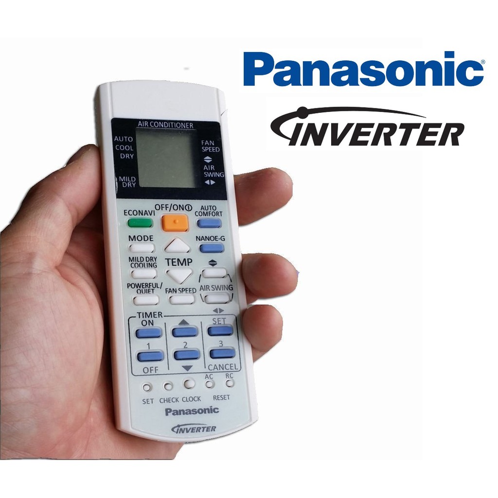 Panasonic Air Conditioner Remote Control Econavi Inverter Aircond Shopee Malaysia 2931