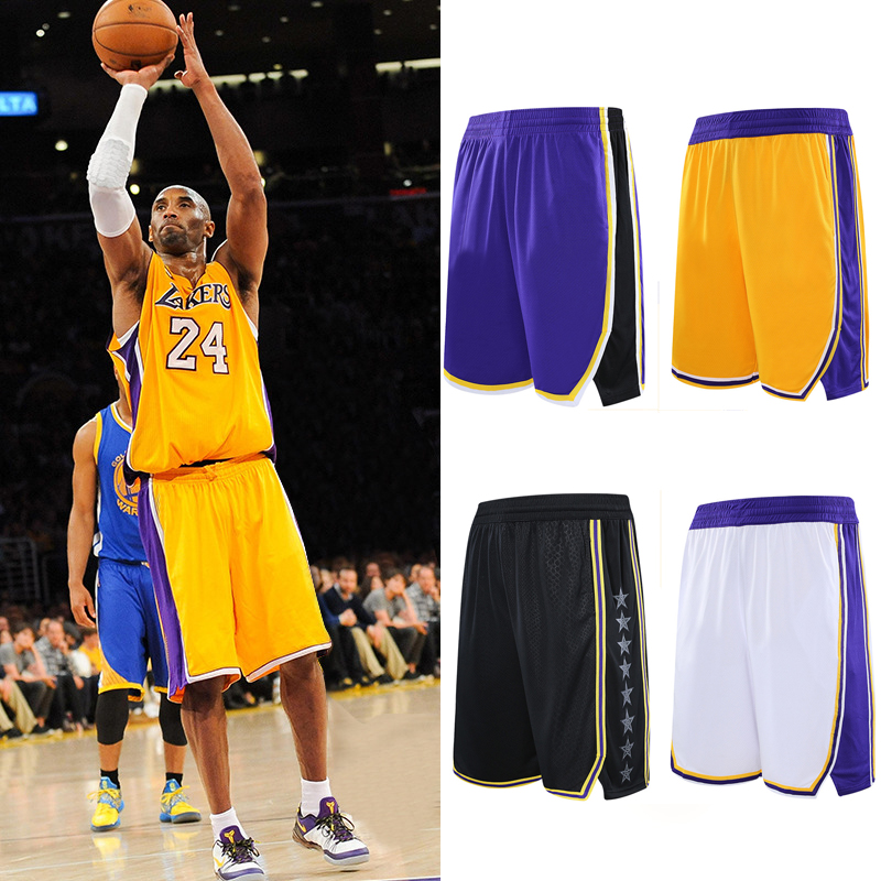 Lakers men's hot sale basketball shorts