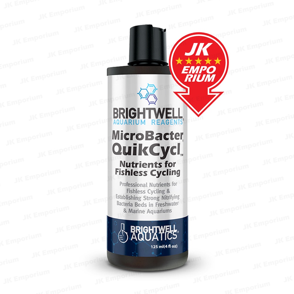 Brightwell Aquatics MicroBacter QuikCycl Quick Quik Cycle Nutrients For ...