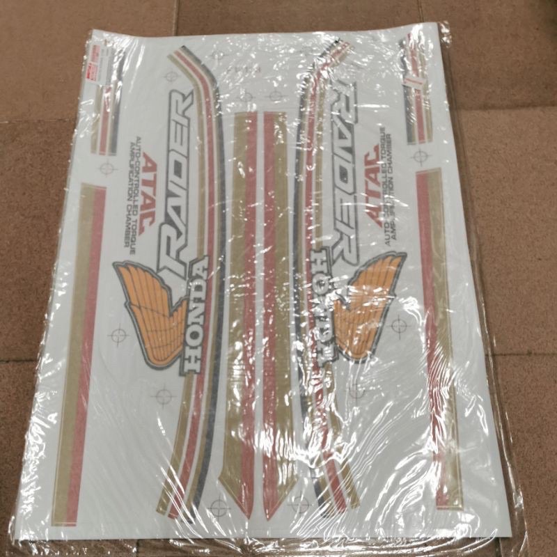 sticker Honda raider hx135 decal rothmans | Shopee Malaysia
