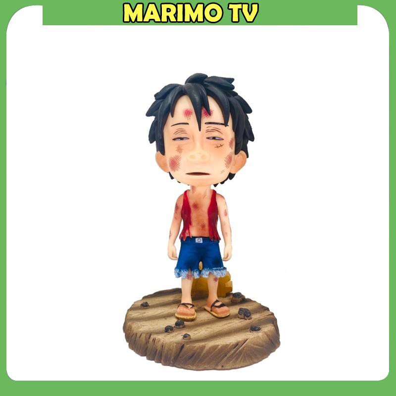One Piece Straw Hat Luffy Model has just been bruised and bruised, 15cm ...