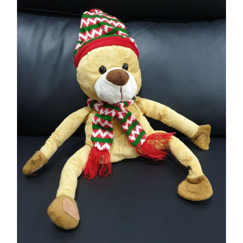 Christmas cuddle curtain bear | Shopee Malaysia
