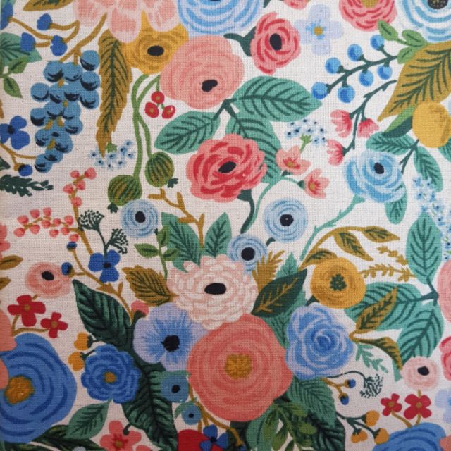 Cotton + Steel Rifle Paper Co Wildwood Garden Party Canvas Half Yard ...