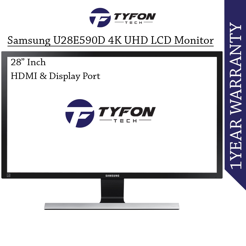 Samsung 28" Inch Widescreen 4K UHD 60Hz FreeSync Gaming LED Monitor