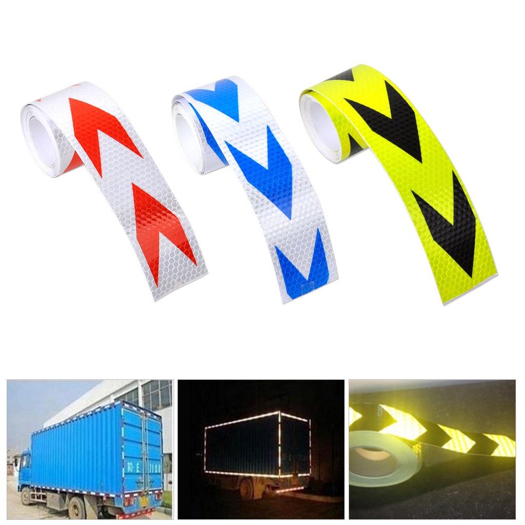 Ruban Réfléchissant Jaune Fluo 3M 2x10 Pieds - Pour Signalisation De Sécurité, Neuf
