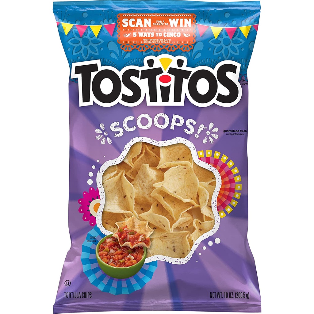 Tostitos Tortilla Chips Scoops 10oz Shopee Malaysia