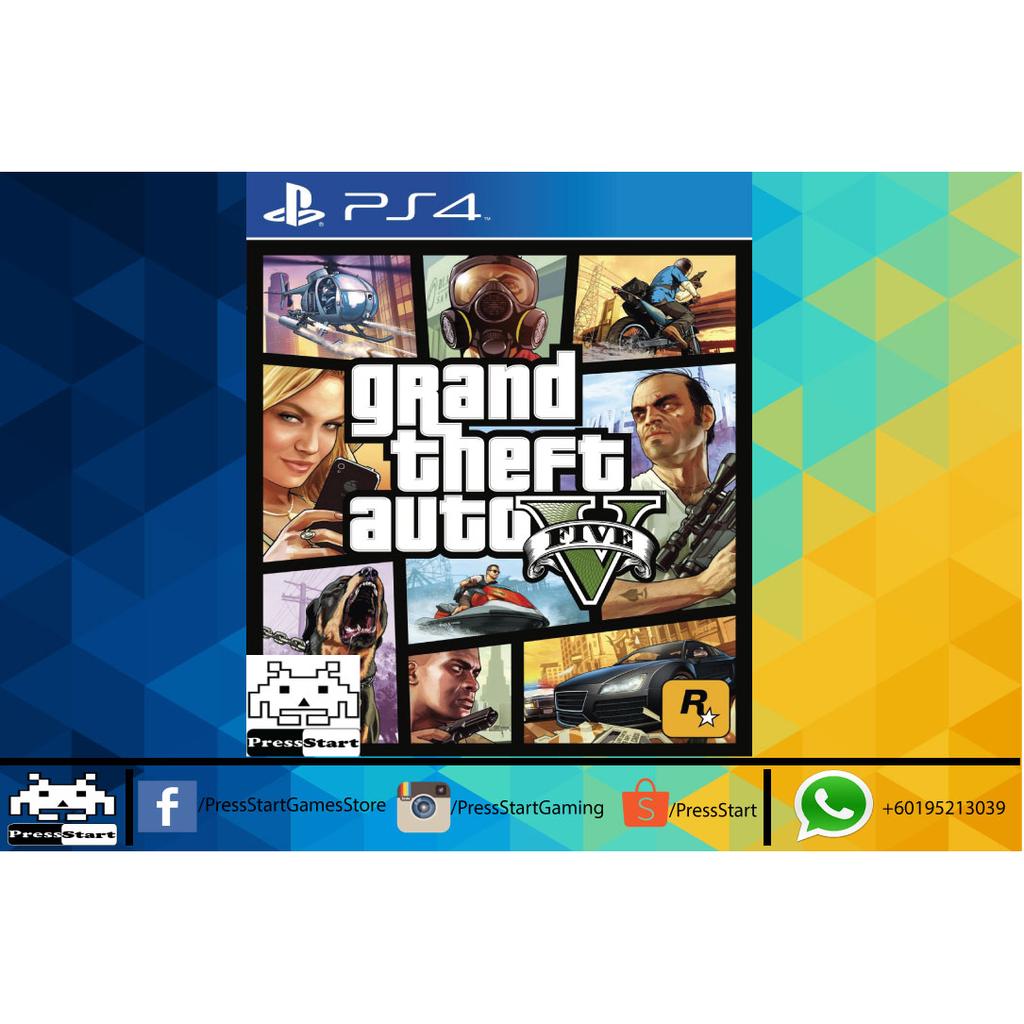 Playstation 4 (PS4) Grand Theft Auto V (GTA V) R3 | Shopee Malaysia