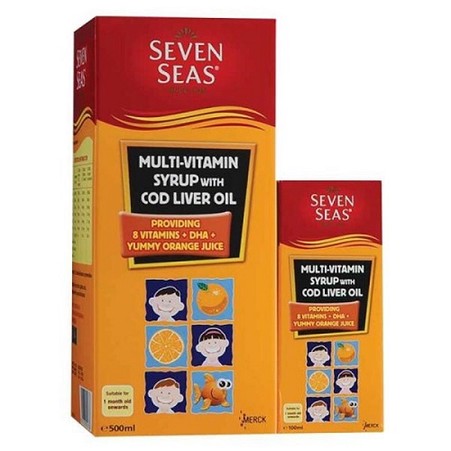 Seven Seas Multivitamin Syrup 500ml Free 100ml | Shopee Malaysia