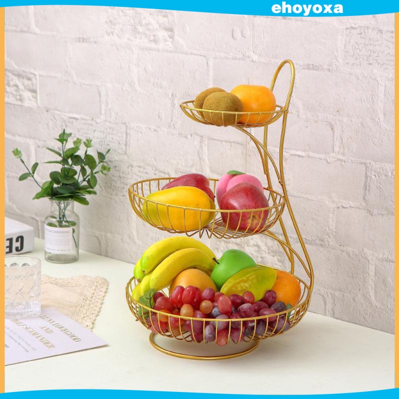 [ehoyoxaMY] Fruit Bowl Stand, Fruit Bowl or Produce Holder, Display