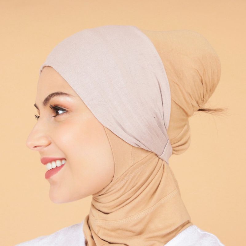 Jersey Bandana Ciput – 2 in 1 Hijab Inner, Women's Hijab Inner & Hair ...