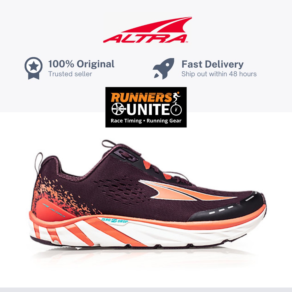 Altra Women's Torin 4 Road Running Shoes (Medium Cushion 26mm) (Plum ...