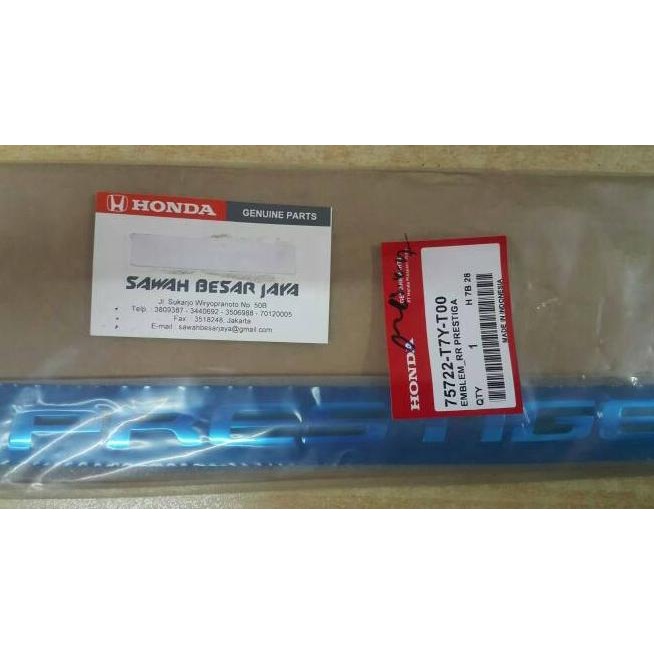 Honda hrv Car EMBLEM prestige Shopee Malaysia