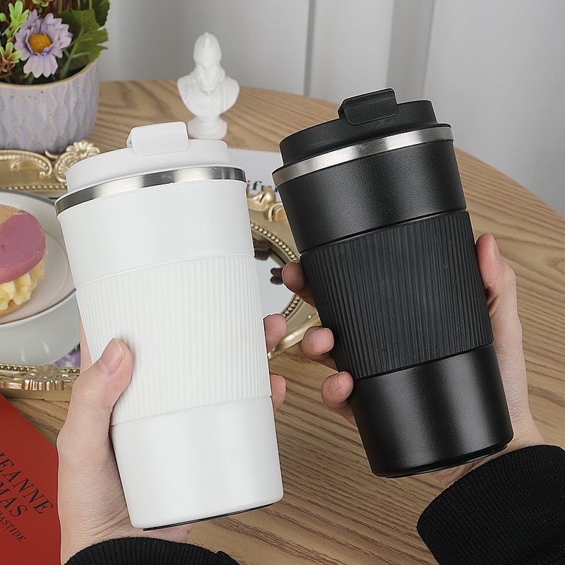 380ml 500ml Portable Coffee Travel Mug Coffee Tumbler SUS304 Stainless ...