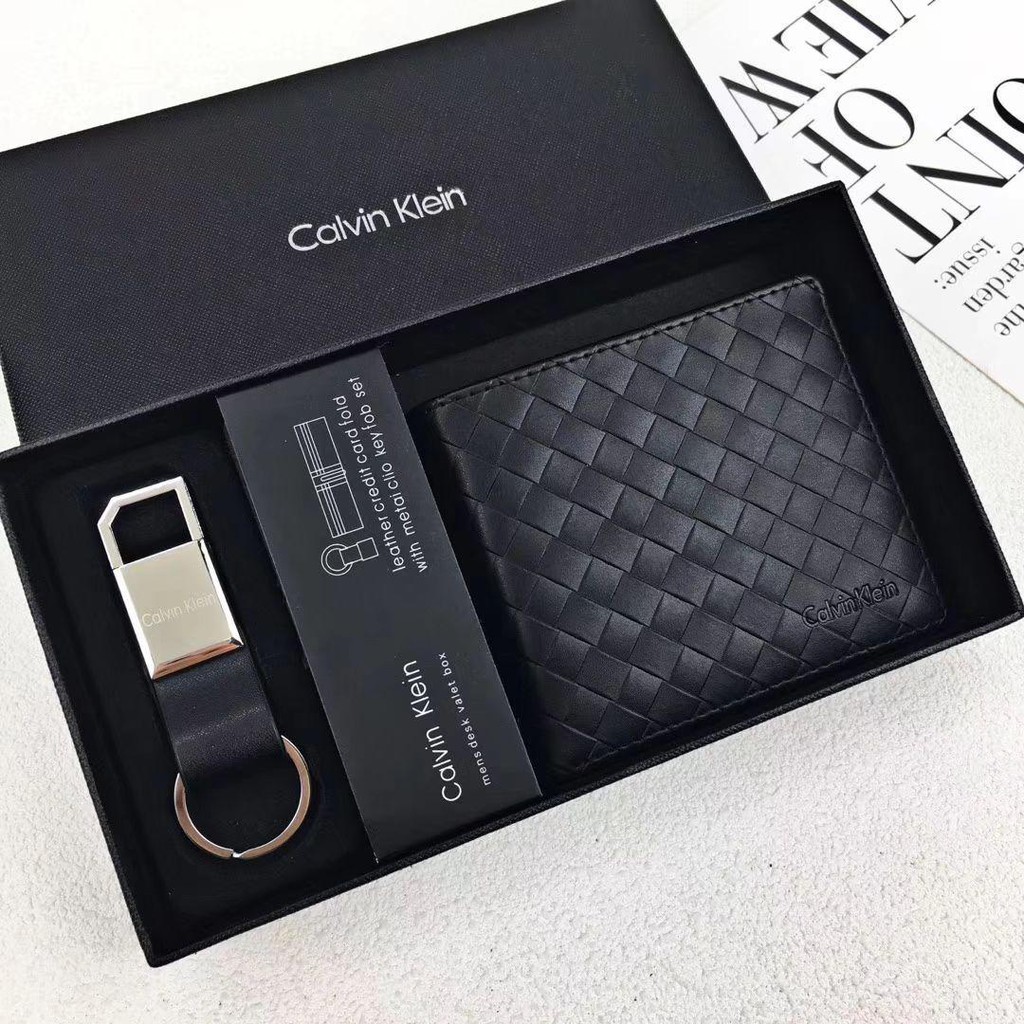 Calvin klein 2024 men's leather wallet