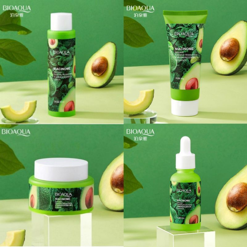 Bioaqua Niacinome Avocado Elasticity Moisturizing Skin Care Set ...
